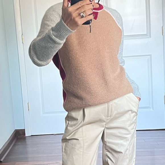 J.Crew 100% Italian waffled cashmere sweater size XS - Picture 4 of 11